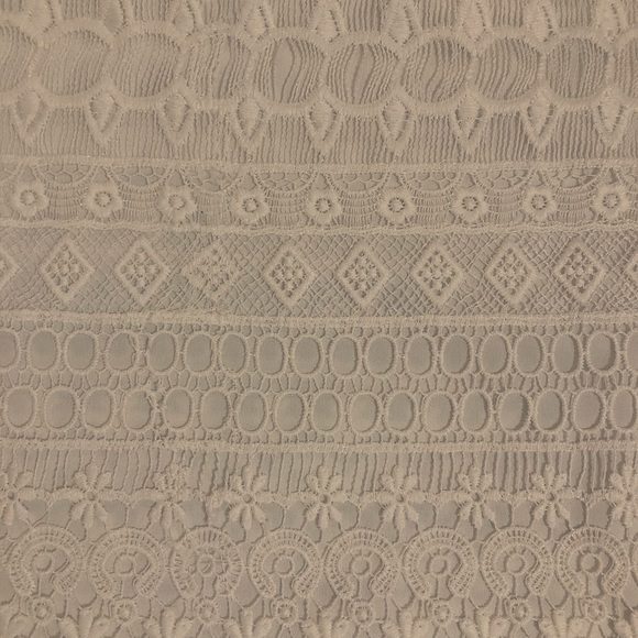 White Short Lace Dress, Large, H&M - Picture 4 of 5